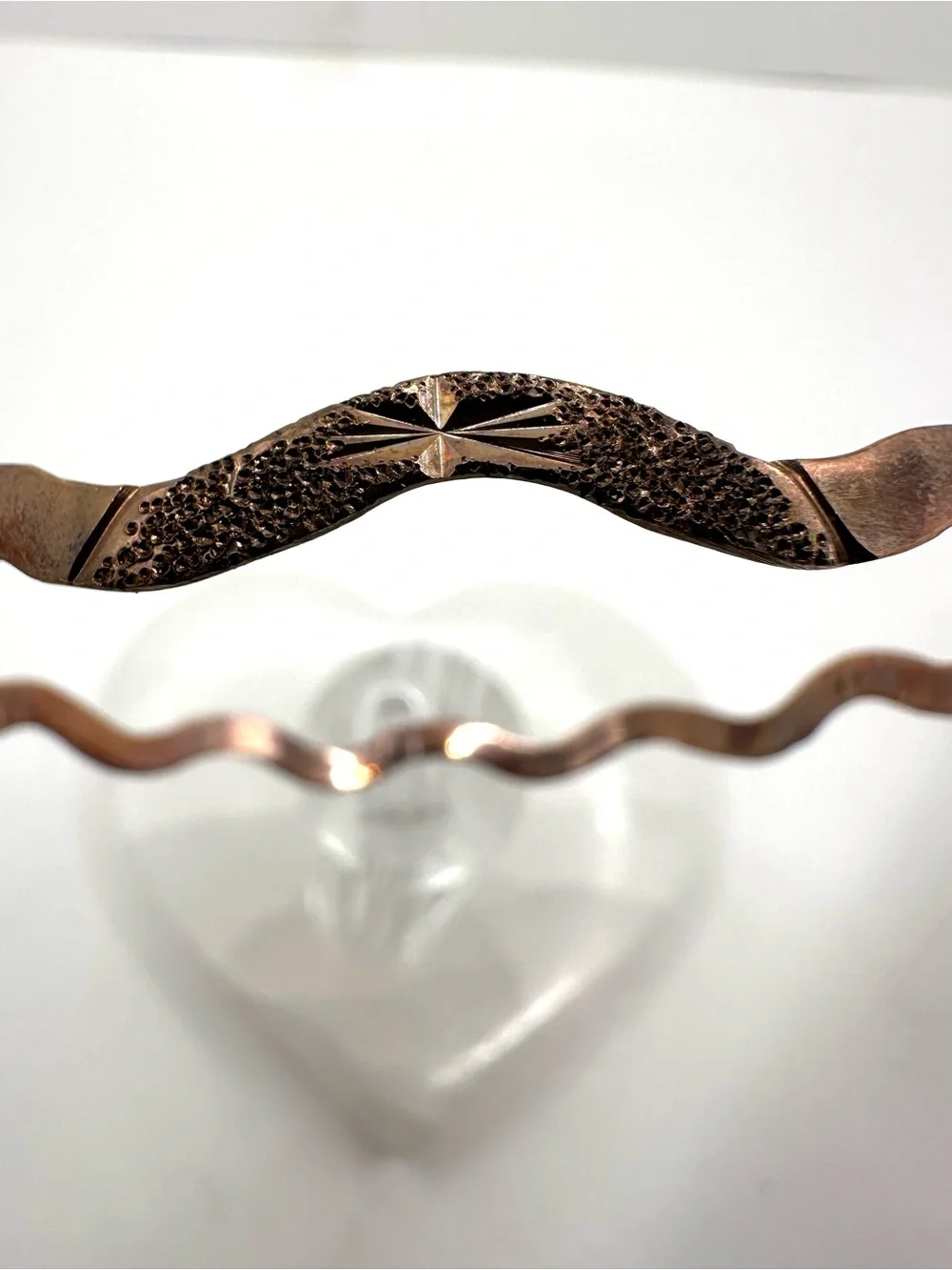 Rose Gold Vintage 14k Gold Filled Wave Bangle
